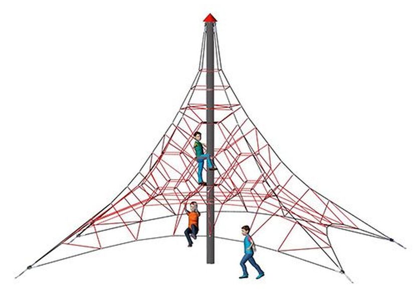 Pyramide SPIDER 6 avec 4 points d'ancrage