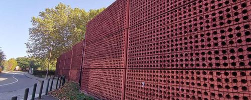 filet protection chute, chute pierres, protection mur