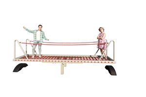 La Bascule en filet, cordage, filet, balancer, bascule