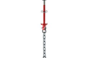 Suspension avec chaîne de sécurité
