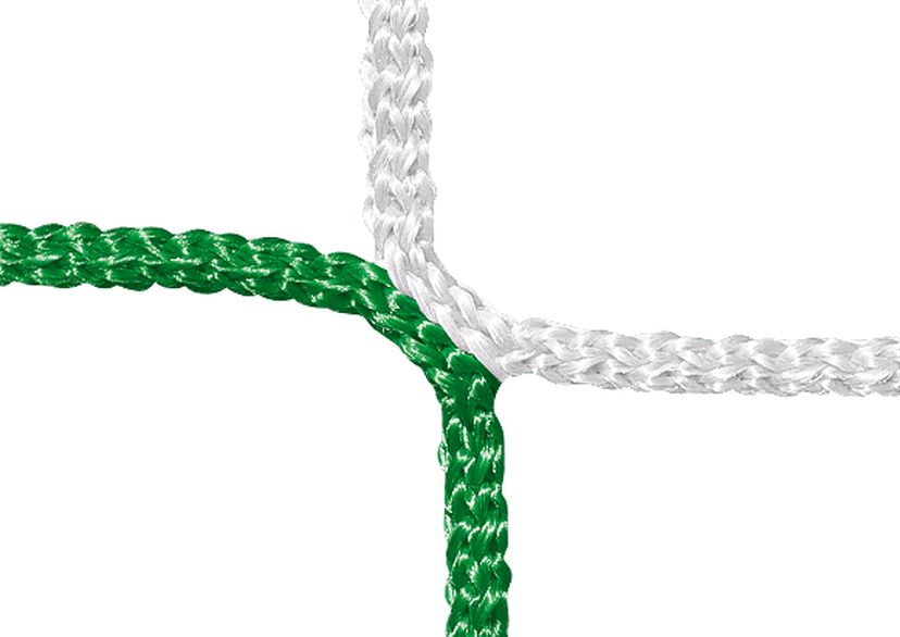 Knoten, PP 4 mm, grün/weiß, Detailbild