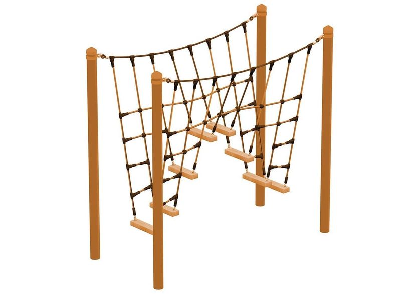 Escaliers Vario, pour poteaux robinier