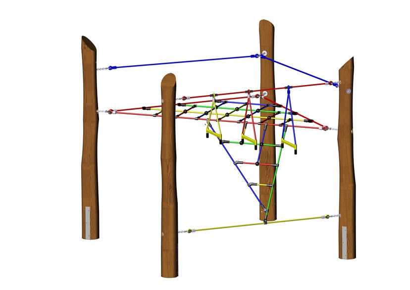 Combinaison Vario, pour poteaux robinier
