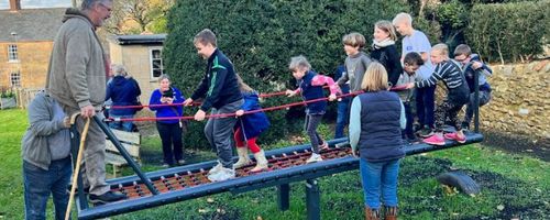 Une belle conception d'aire de jeux