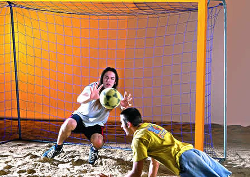 Filet de beach-soccer en PPhr Ø4 mm - 1.00/1.00 m