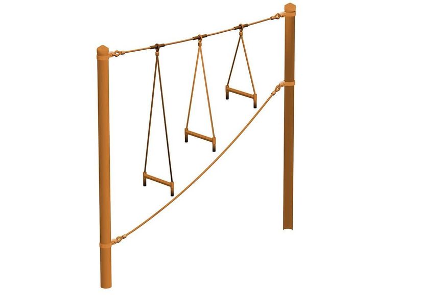 Etriers suspendus Vario, pour poteaux robinier