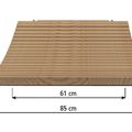 Passerelle à lattes de bois, largeur utile 75 cm