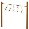 Anneaux de suspension Vario, pour poteaux robinier