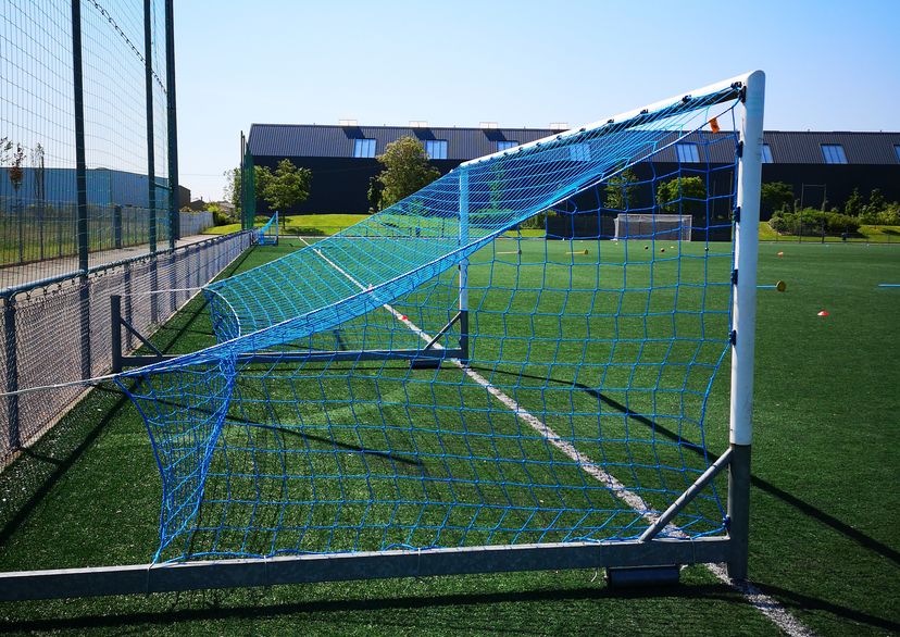 Filets de buts de foot à 7 rabattables en PPhr Ø3 mm