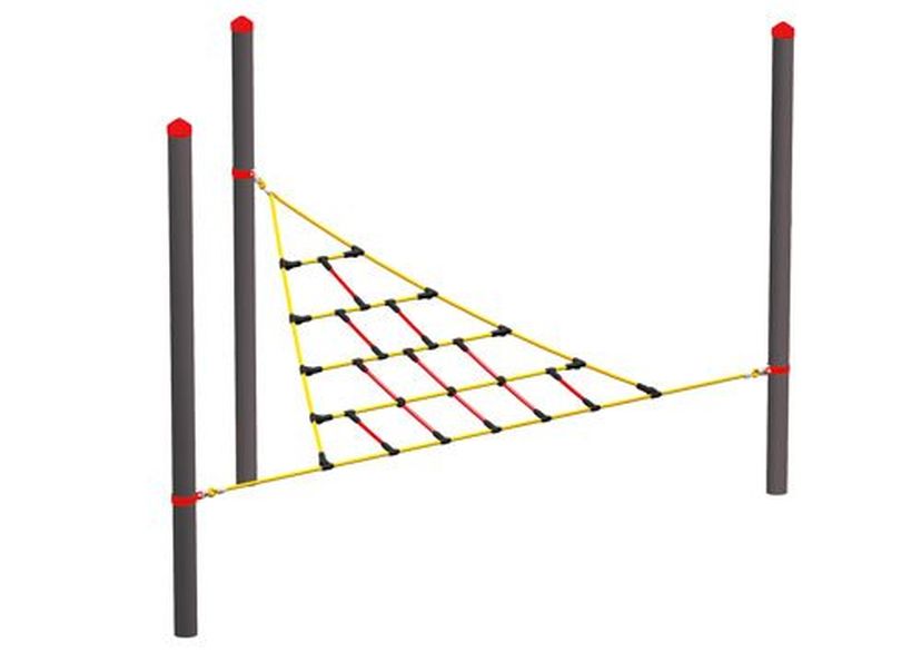 Filet triangulaire Vario, pour poteaux robinier