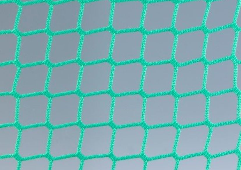 Filet ignifuge en PPhr Ø5 mm, maille 45 mm - Vert