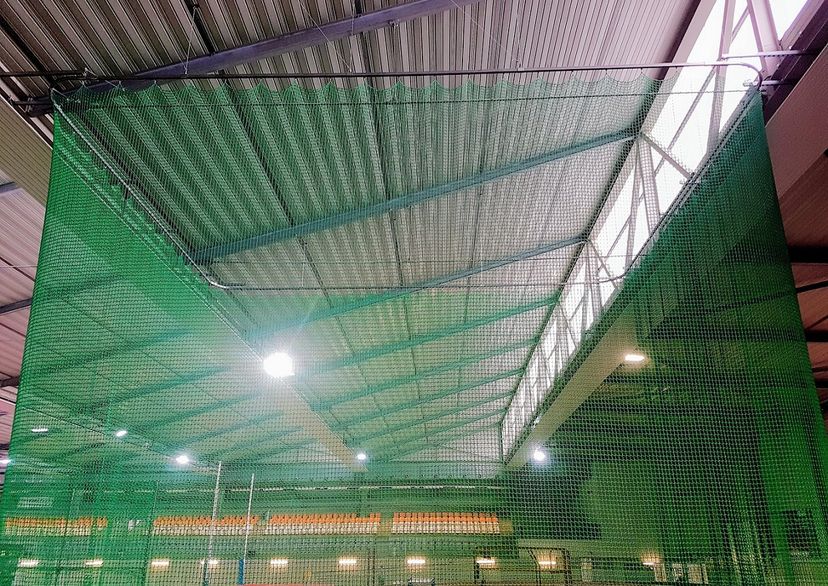 Filet de lancer Indoor coulissant sur rails