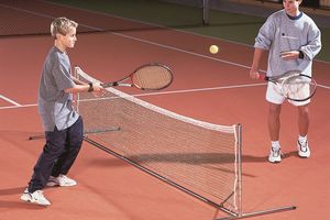 Filet de mini-tennis en polyéthylène - 0.70 m x 3.00 m