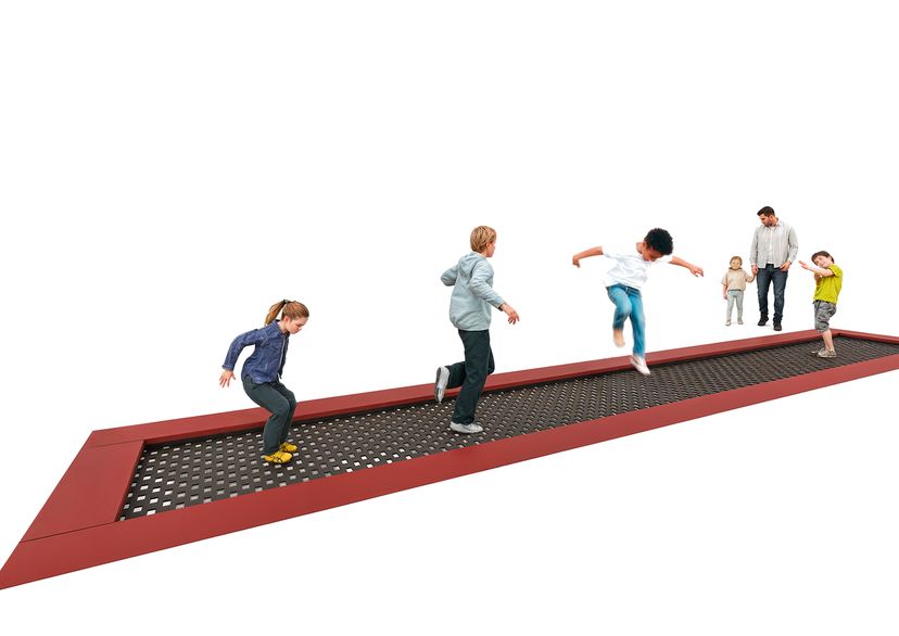 Le Trampoline Maxi, géant, grande longueur