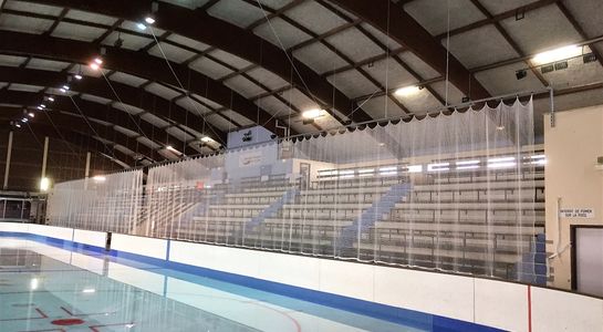 filet de protection de tribunes - hockey sur glace 2
