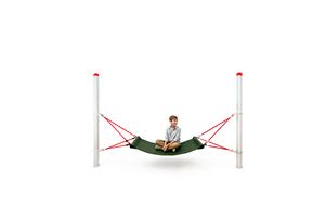 Hamac Vario en caoutchouc, pour poteaux acier