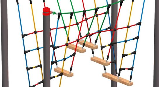 Escaliers Vario, pour poteaux robinier