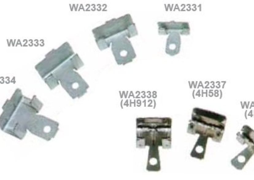 Clips pour IPN 10-16mm, galvanisé, paquet de 100 unités