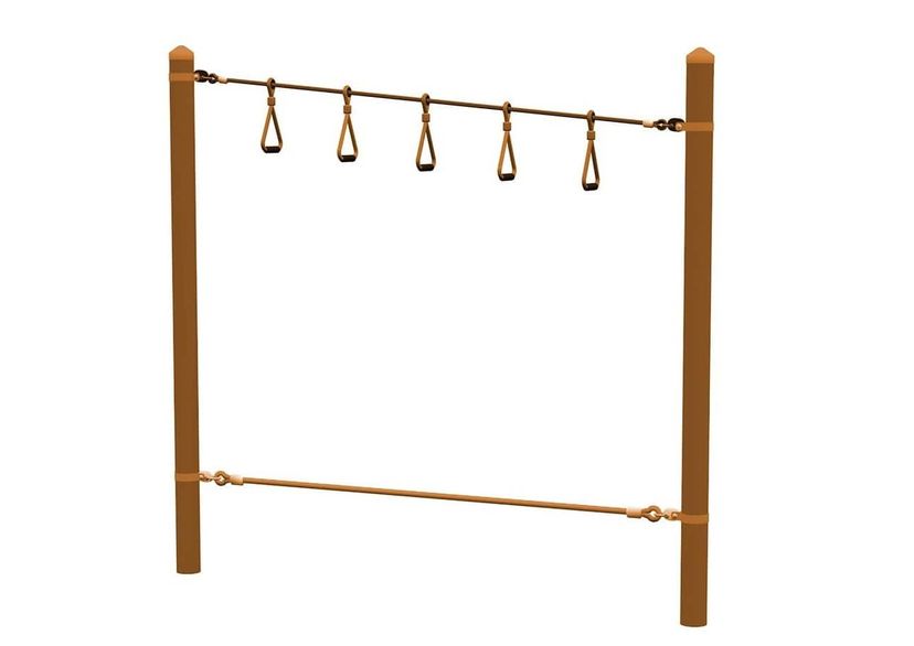 Boucles de suspension Vario, pour poteaux robinier