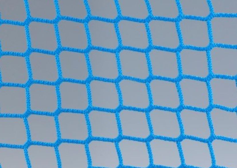 Filet ignifuge en PPhr Ø5 mm, maille 45 mm - Bleu