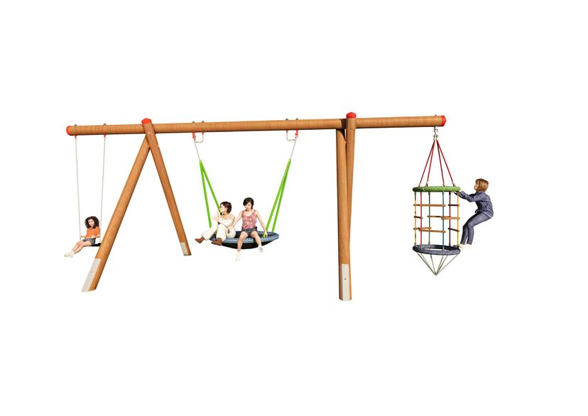 Multi-portique en bois douglas