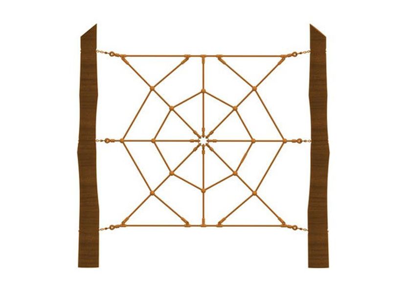Toile d'araignée Vario, pour poteaux robinier