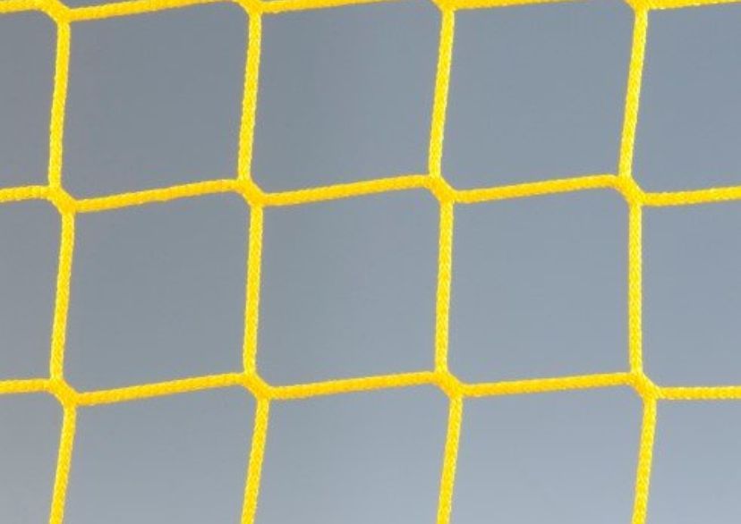 Filet en PPhr Ø5 mm, maille 100 mm - Jaune