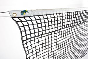 Filet de tennis en PPhr Ø3 mm, avec nappe doublée en partie supérieure