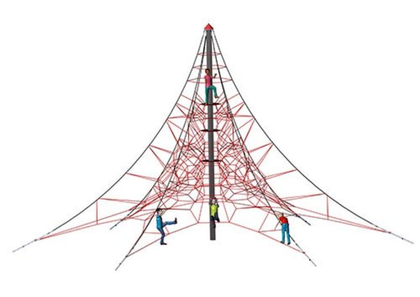 Pyramide SPIDER 8 avec 6 points d'ancrage8