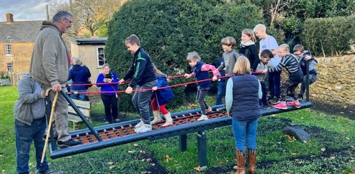 Une belle conception d'aire de jeux