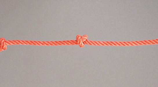 Corde à noeuds en PP Ø 24 mm, longueur 2.00 m