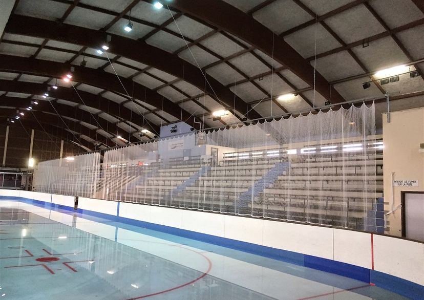 filet de protection de tribunes - hockey sur glace 2