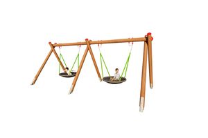 Double portique en bois douglas