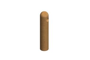 Centre bollard with 1 drill-hole