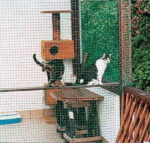 Filet pour chat, vude d'extérieur