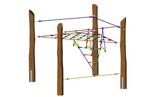Combinaison Vario, pour poteaux robinier