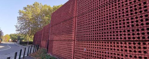 Comment Toulouse a mis en place des filets de protection sur sa rocade ? filet protection chute, chute pierres, protection mur