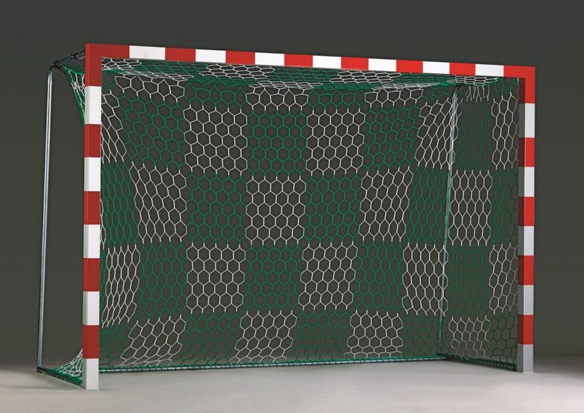 Filets de buts en PPhr Ø3.5 mm, à mailles hexagonales et à damier bicolore