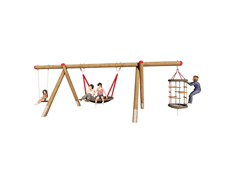 Multi-portique en bois douglas