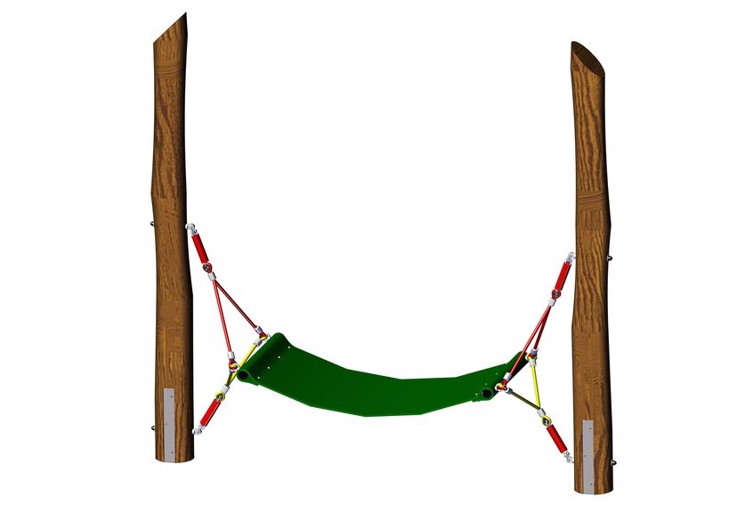 Hamac Vario, pour poteaux robinier