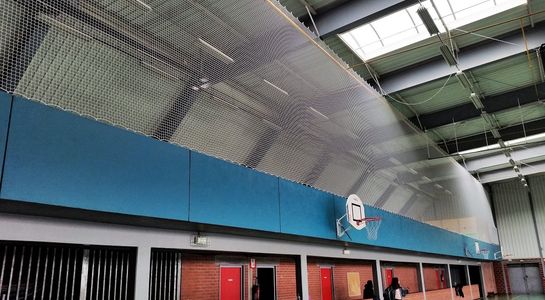 filet de protection de mezzanine - gymnase