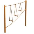 Etriers suspendus Vario, pour poteaux robinier