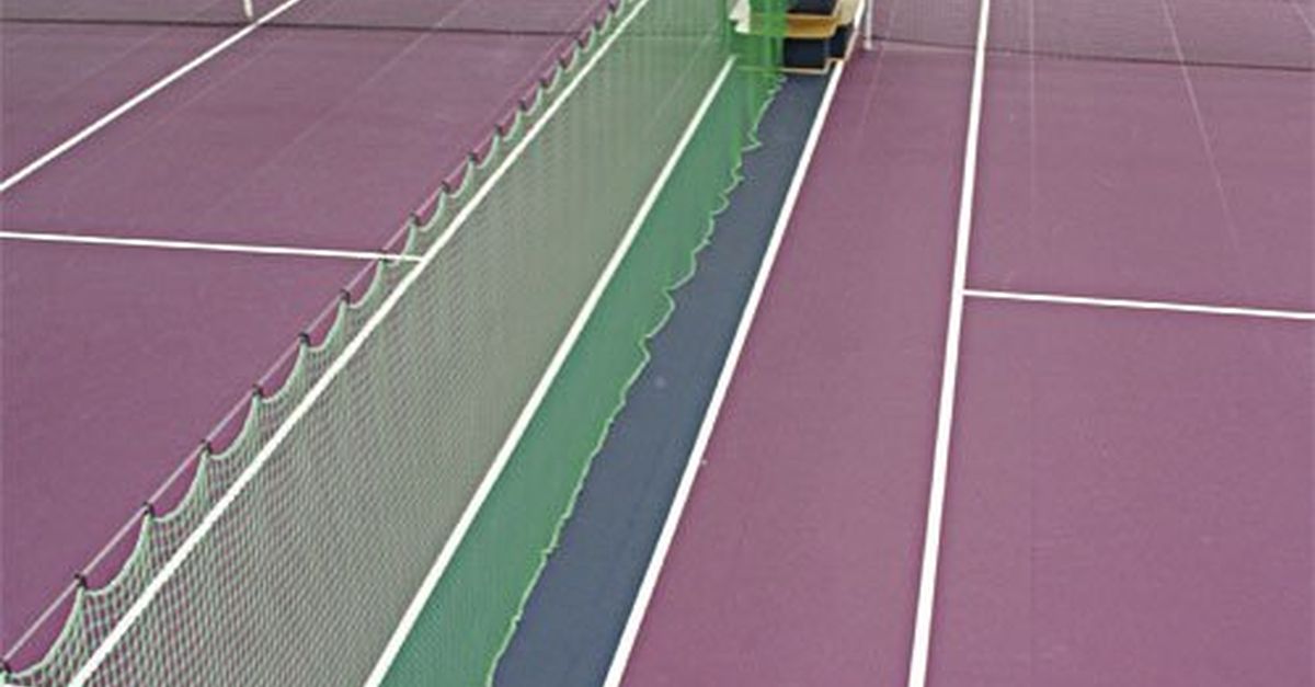 Sports netting showcasing durable mesh and band construction.