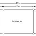 Terrain de beach-handball