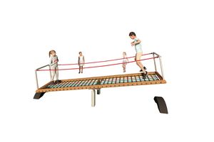 La Bascule en filet, avec cadre en bois