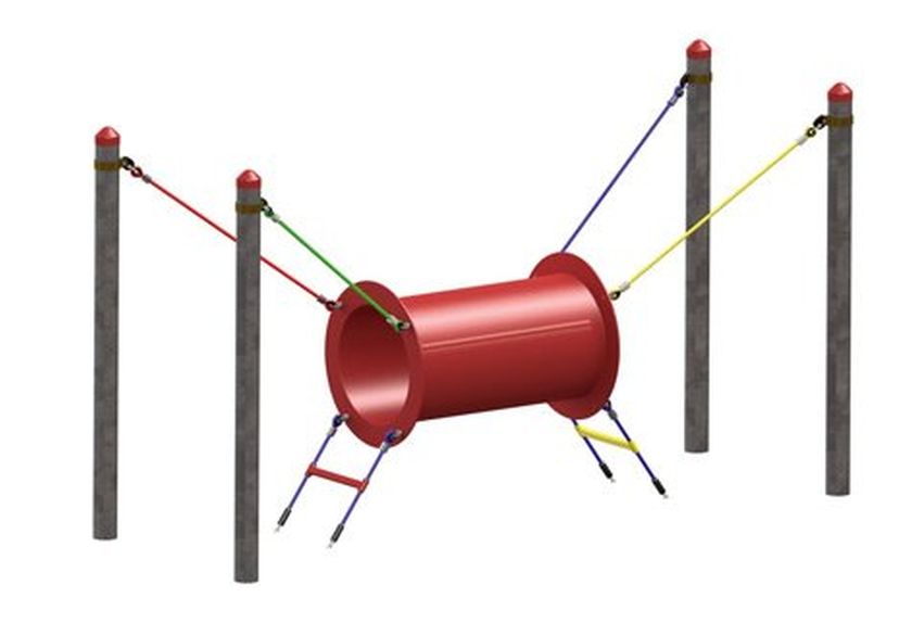 Le Mini Parcours Tunnel à ramper