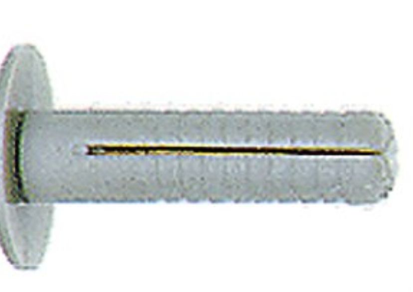 Cheville nylon Ø 6 mm, paquet de 100 unités