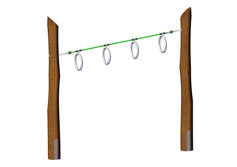 Anneaux de suspension Vario, pour poteaux robinier