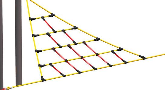 Filet triangulaire Vario, pour poteaux acier