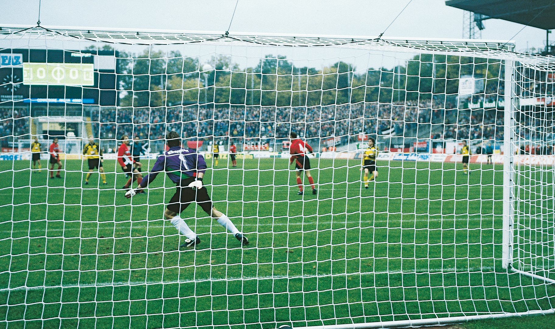 Filets de buts de foot à 11 en PPhr Ø4 mm - 2.00/2.00 m - Huck